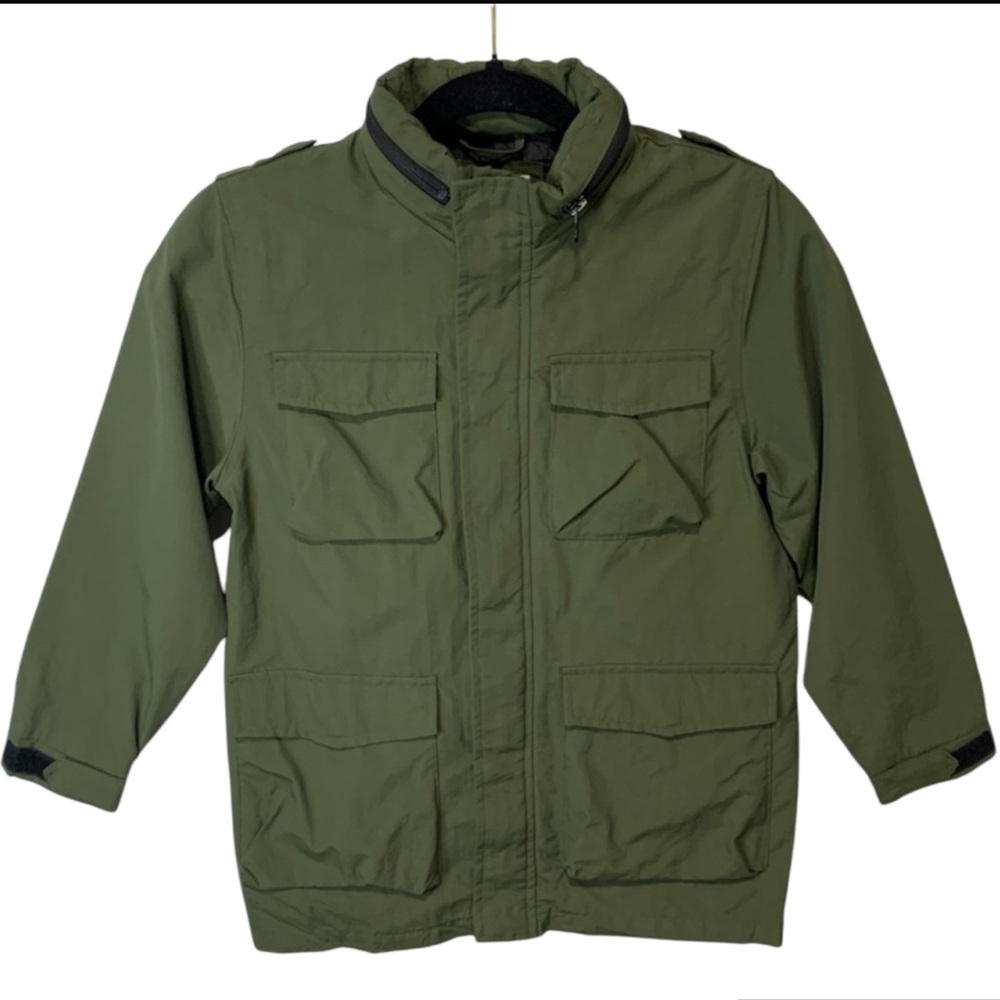 MANGO MNG Kids Water-Repellent Parka w. Hidden Hoodie - Size 9 - 135cm (9 Years)